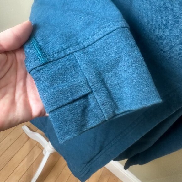 Lululemon Coast Wrap II Jacket Long Sleeve Top Coat Size 10 Teal - Picture 6 of 14